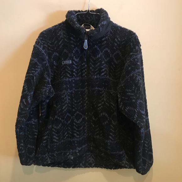 Columbia Other - Columbia Full ZIP Fleece Navy Large